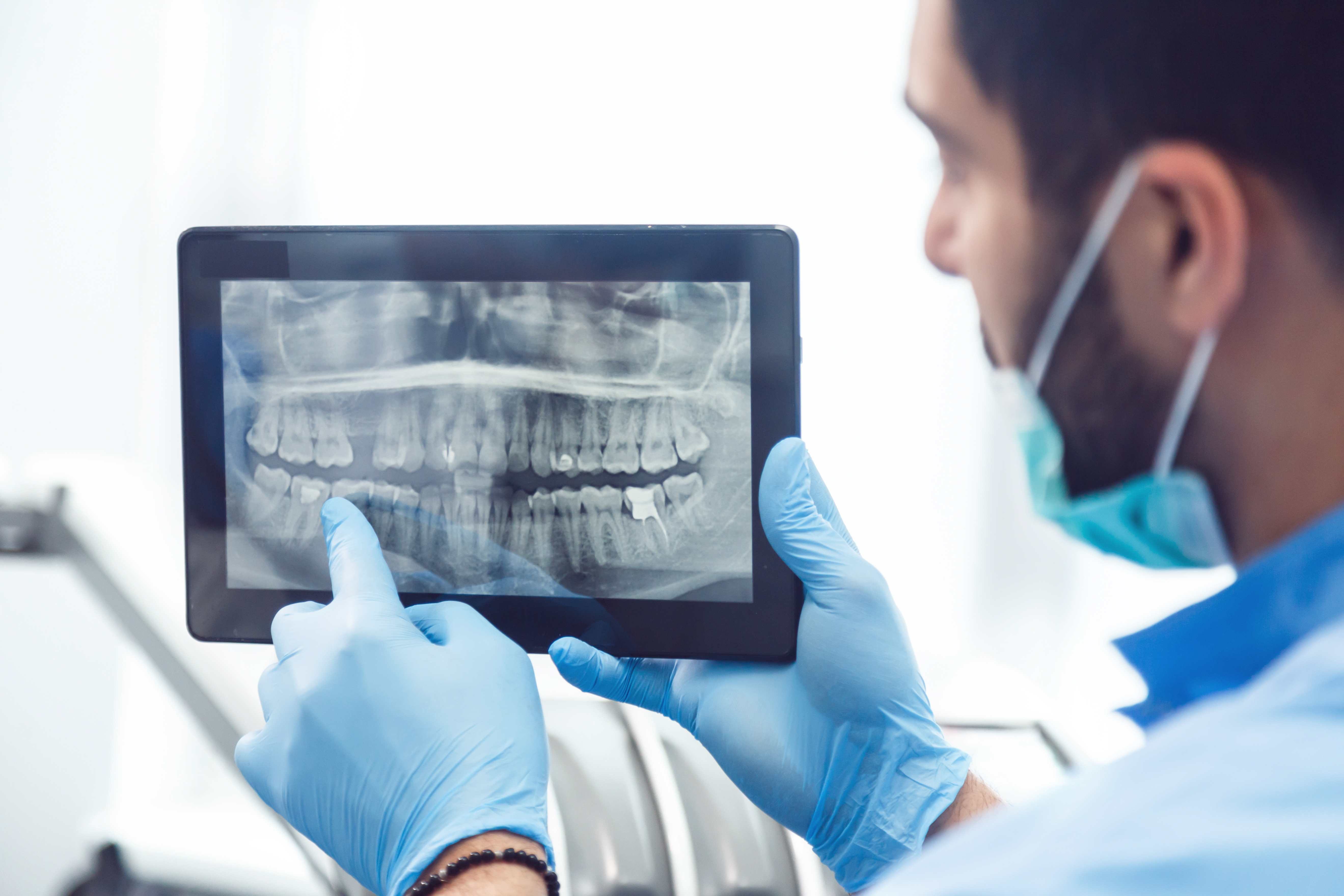 Dentist working with Patient